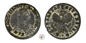 Modena, Francesco III d'Este (1737-1780) : Da 4 Bolognini 1739 Mistura BB RARO