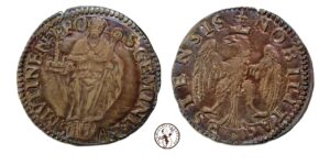 Modena - Alfonso II d'Este (1559-1597). Giulio in Argento S.d., SPL, Molto Raro